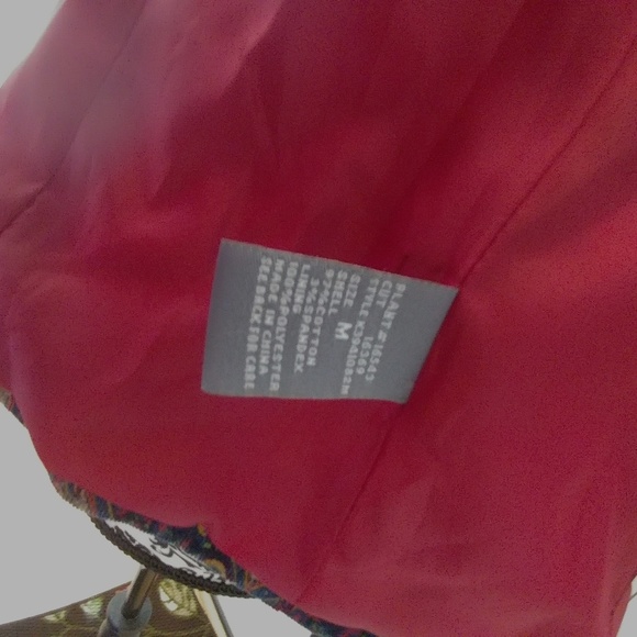 Women Paisley Print Blazer City Blues Koret Medium - Picture 7 of 7